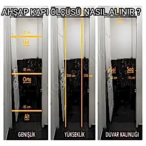 Melamin Kapı Demir +Aksesuar Dahil resim 3