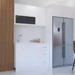 Mutfak Dolabı 120 cm Hazır Beyaz Tezgah Dahil resim 2