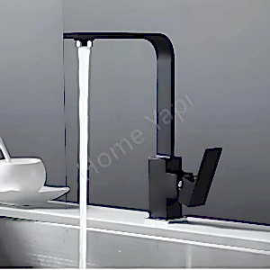 Mutfak Bataryası Eviye Çeviksu Karemix Siyah resim 1