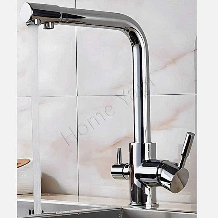 Mutfak Eviye Bataryası 3 Yollu Arıtmalı Batarya