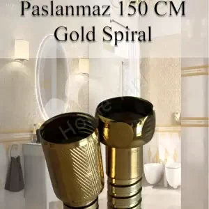 Mafsallı Duş Seti Gold Çeviksu resim 3