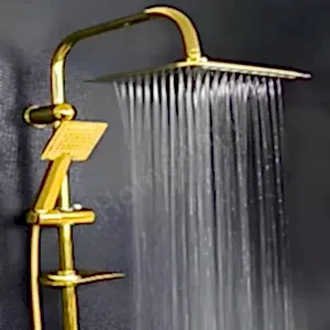 Duş Seti Uzay Premium Yağmurlama Gold resim 1