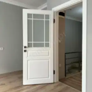 Amerikan Panel Kapı Bolu +Yarım Camlı resim 1