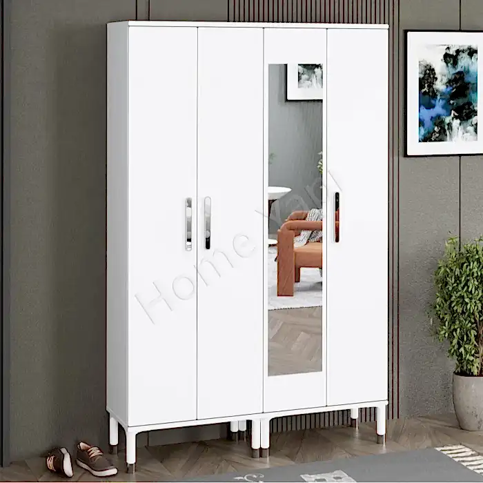 4 Kapaklı Ayakkabılık Vestiyer Portmanto