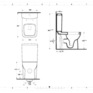 Klozet Lupa Duvara Sıfır +Iç Takım Dahil resim 4