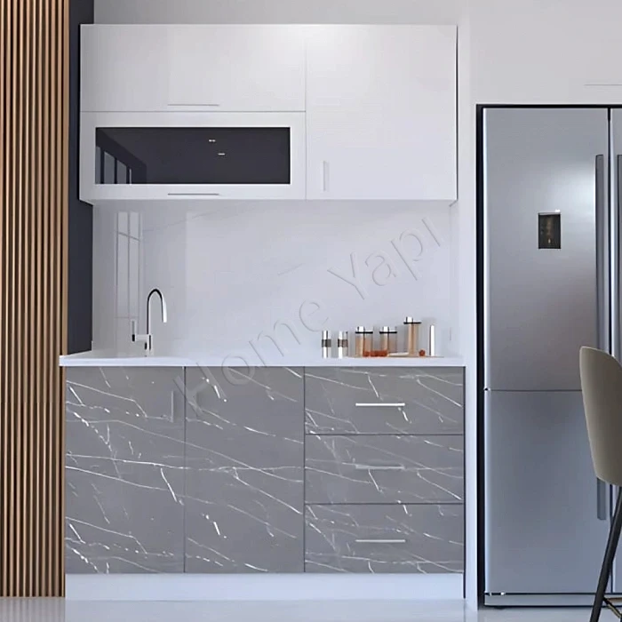 Mutfak Dolabı 150 cm Hazır Venedik Tezgah Dahil