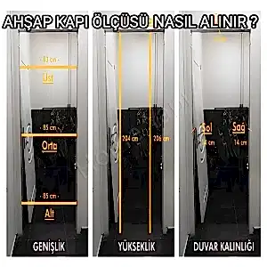 Amerikan Panel Kapı Madran Aksesuar Dahil resim 3