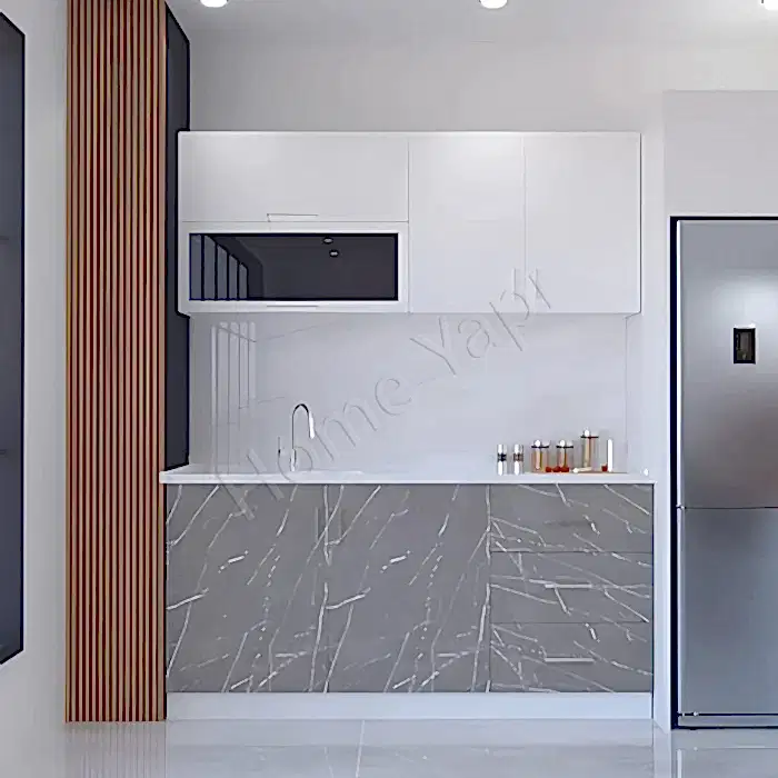 Mutfak Dolabı 180 cm Hazır Venedik Tezgah Dahil