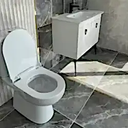 Klozet Takımı Sakovit Alttan Çıkışlı+Iç Takımdahil resim 3