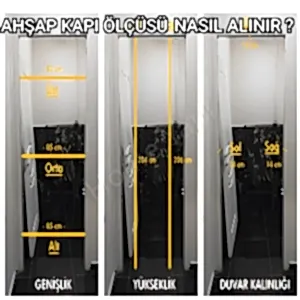 Amerikan Panel Kapı Canik Aksesuar Dahil resim 3