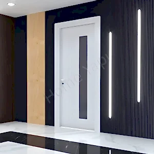 Lake Kapı Camlı Düz + Aksesuar Dahil resim 2