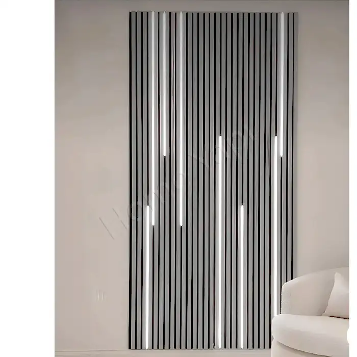 Akustik Duvar Paneli Teak