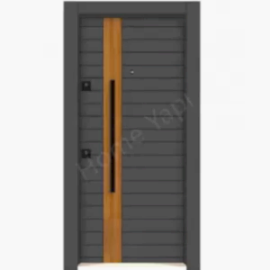 Çelik Kapı Antrasit Saruhan 419 resim 1