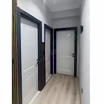 Melamin Kapı 2 Göbek Renkli Çerçeve Tam Takım resim 1