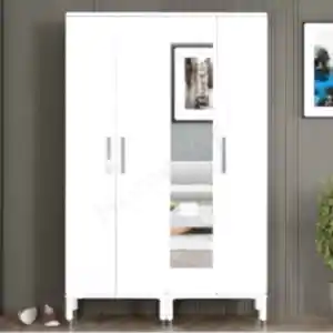 4 Kapaklı Ayakkabılık Vestiyer Portmanto resim 4