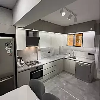 Mutfak Dolabı Glosmax Beyaz Anahtar Teslim resim 1