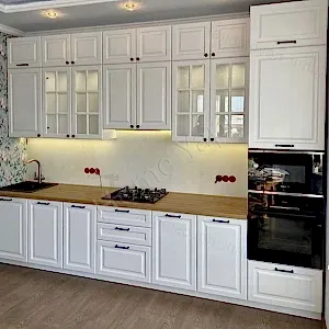 Mutfak Dolabı 270 cm Balon Kapak Tezgah Dahil resim 1