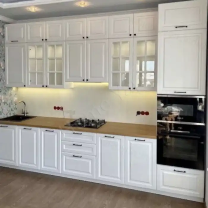 Mutfak Dolabı 270 cm Balon Kapak Tezgah Dahil