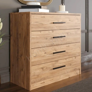 Şifonyer 4 Çekmeceli Kahfe 84 cm resim 1