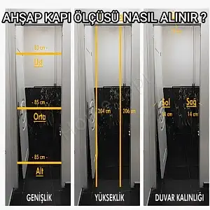 Amerikan Panel Kapı Kum Saati Aksesuar Dahil resim 4