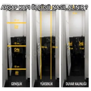 Lake Kapı Camlı Düz + Aksesuar Dahil resim 4