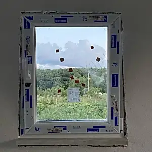 Beyaz Tuvalet Penceresi Her Ebatta resim 2