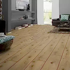 Parke Laminant 8 mm Terra Click Beyaz Meşe resim 1