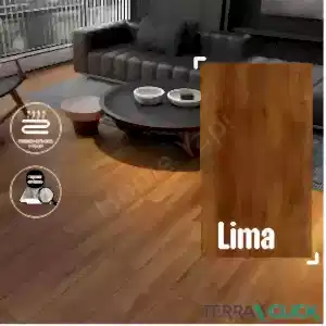 Parke Laminant 8 mm Terra Click Lima resim 1