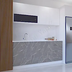 Mutfak Dolabı 180 cm Hazır Venedik Tezgah Dahil resim 2
