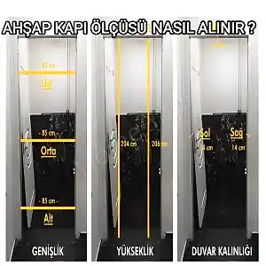 Amerikan Panel Kapı Bolu Aksesuar Dahil resim 3