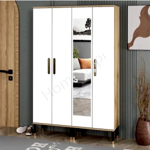 4 Kapaklı Ayakkabılık Vestiyer Portmanto Kahfe resim 2