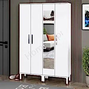 4 Kapaklı Ayakkabılık Vestiyer Portmanto resim 2