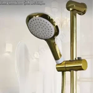 Mafsallı Duş Seti Gold Çeviksu resim 1