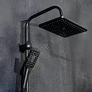 Duş Seti Uzay Premium Yağmurlama Mat Siyah resim 2