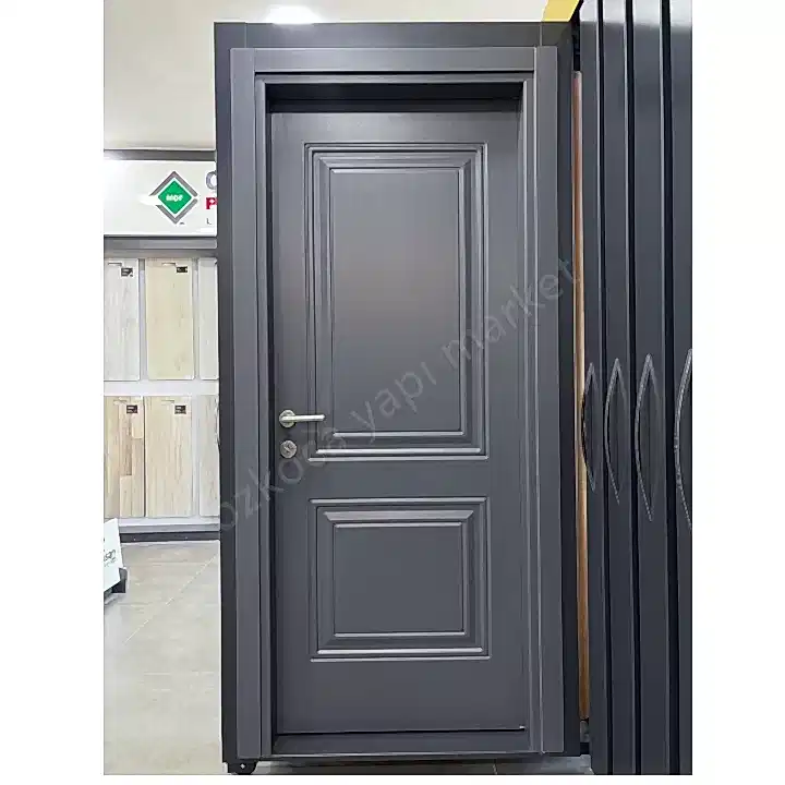 Kompozit Oda Kapısı Ado250 Antrasit Aksesuar Dahil