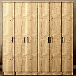 6 Kapakl Gardrop Kahfe 14 Raflı 2 Askılıklı resim 2