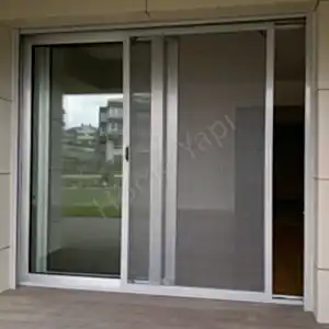 Sürgülü Beyaz Pileli Sineklikli resim 1