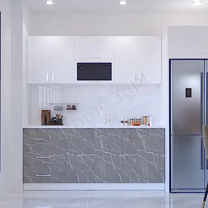 Mutfak Dolabı 200 cm Makinasız Venedik Tezgah Dahi