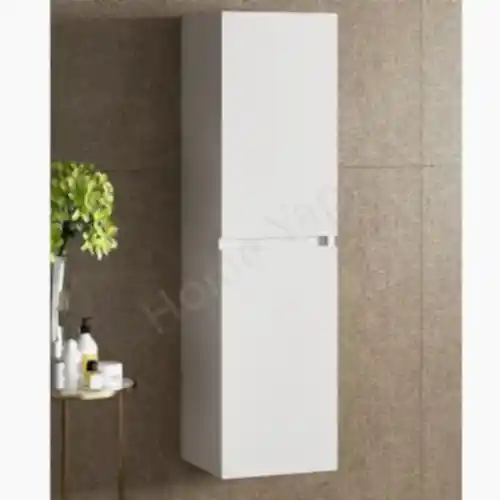 Banyo Boy Dolabı Beyaz Kulpsuz 35 cm Full Mdf